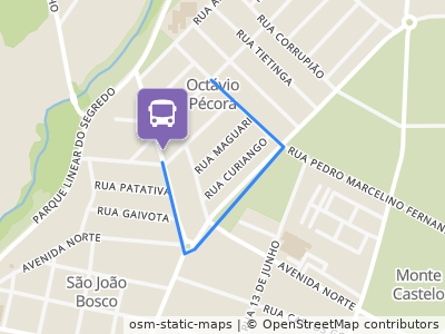 Mapa da parada