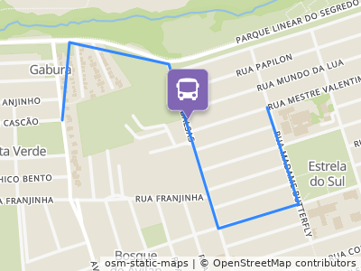 Mapa da parada