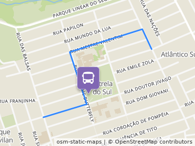 Mapa da parada