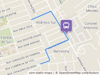 Mapa da parada