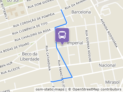 Mapa da parada