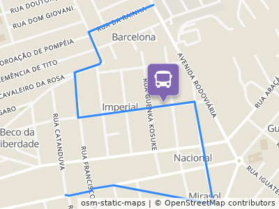 Mapa da parada
