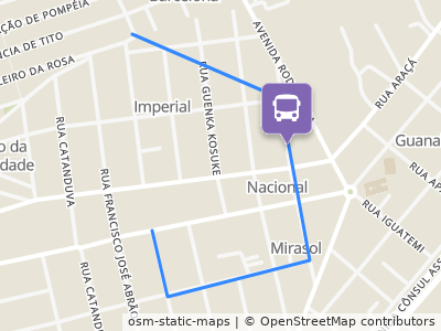 Mapa da parada
