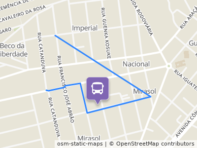 Mapa da parada