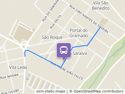 Mapa da parada