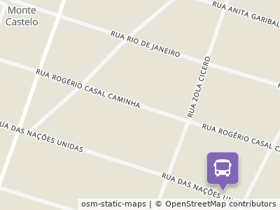 Mapa da parada