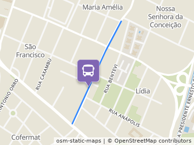 Mapa da parada