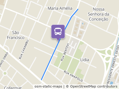 Mapa da parada
