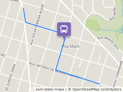 Mapa da parada