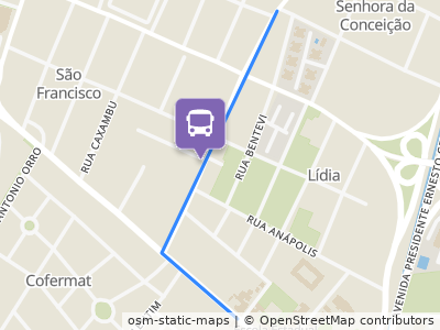 Mapa da parada
