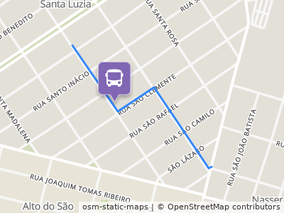 Mapa da parada