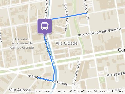 Mapa da parada