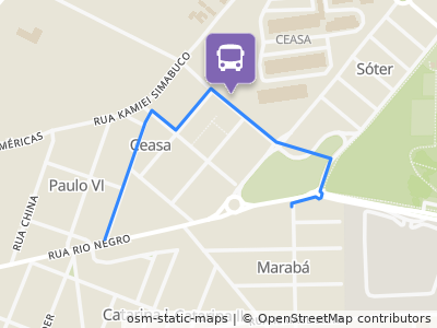 Mapa da parada