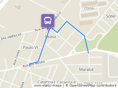 Mapa da parada