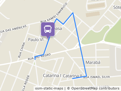 Mapa da parada