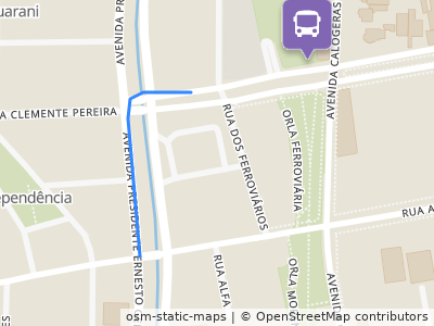 Mapa da parada