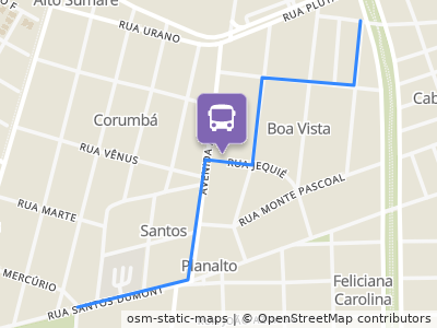 Mapa da parada