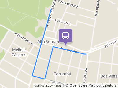 Mapa da parada