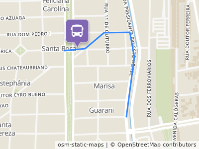 Mapa da parada