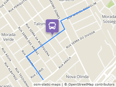 Mapa da parada
