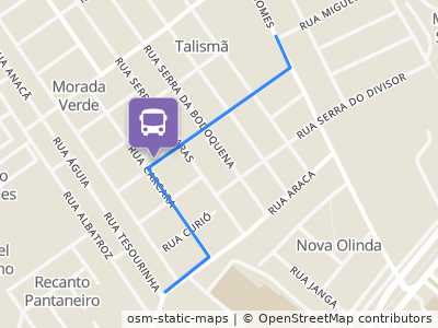 Mapa da parada