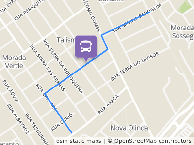 Mapa da parada