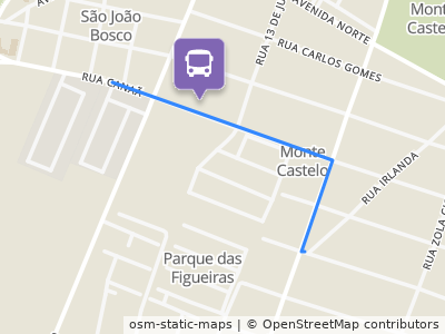 Mapa da parada