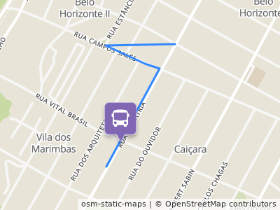 Mapa da parada