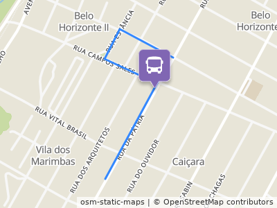 Mapa da parada