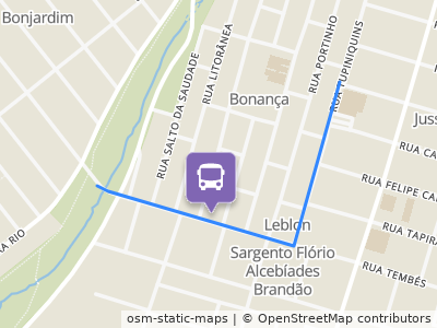 Mapa da parada