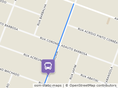 Mapa da parada