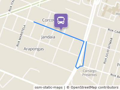Mapa da parada