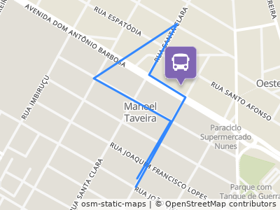Mapa da parada