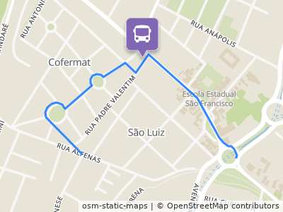 Mapa da parada