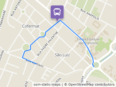 Mapa da parada