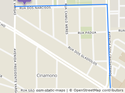 Mapa da parada