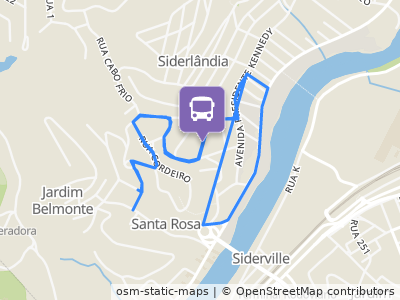 Mapa da parada