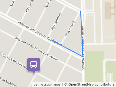 Mapa da parada