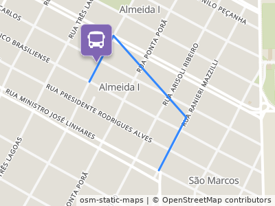 Mapa da parada