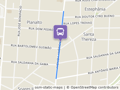 Mapa da parada