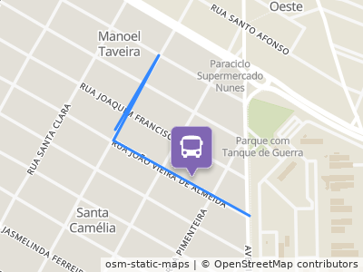 Mapa da parada