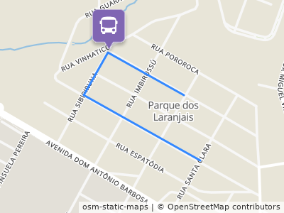 Mapa da parada