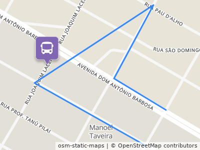Mapa da parada