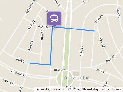 Mapa da parada