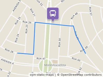 Mapa da parada