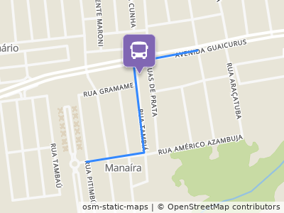 Mapa da parada