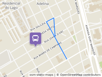 Mapa da parada