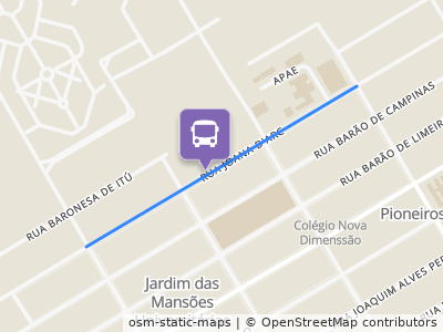 Mapa da parada