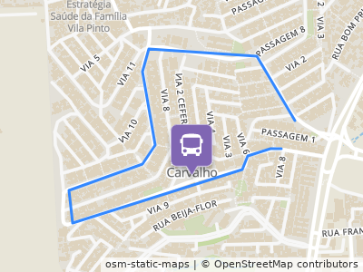Mapa da parada