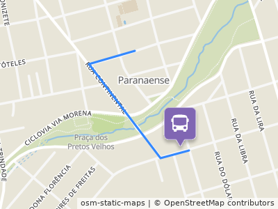 Mapa da parada